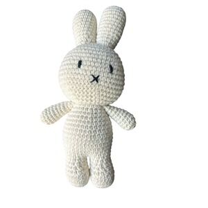 Just Dutch Crochet Miffy Bunny Plush White Great Condition